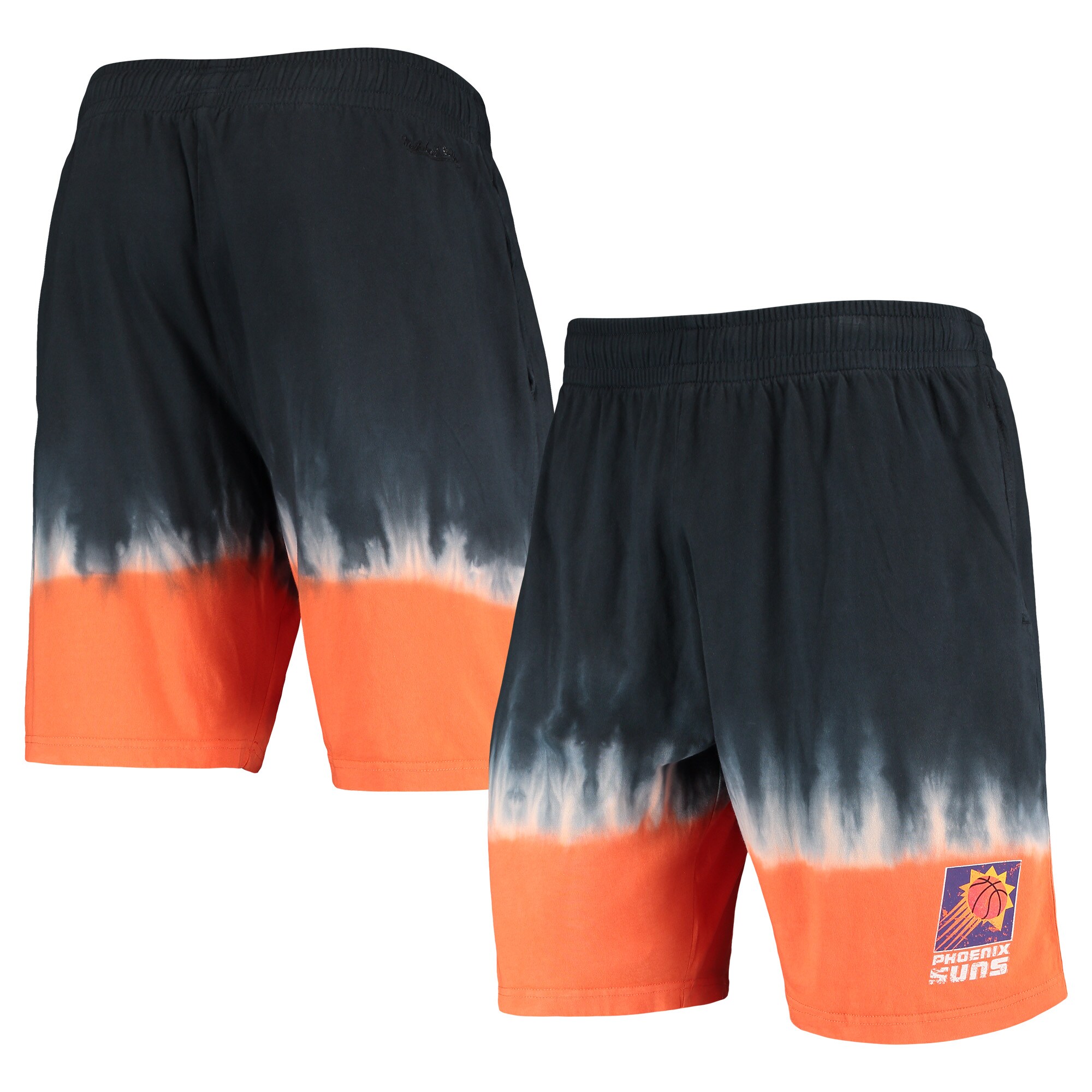 Men's Mitchell \u0026 Ness Black/Orange Phoenix Suns Hardwood Classic Authentic Shorts